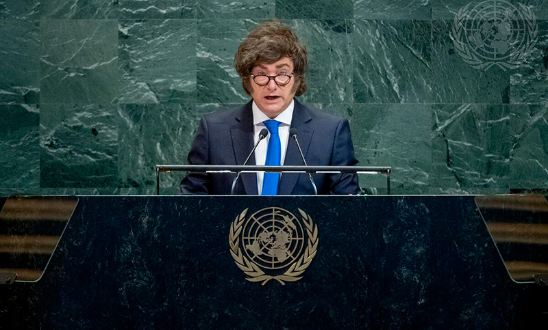Duras críticas de Milei a la ONU: «Se ha alejado de su norte para convertirse en un modelo de burócratas internacionales»