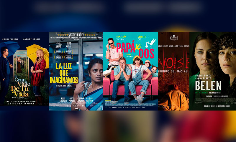 Cinco películas, dos nacionales, renuevan la cartelera de los cines locales