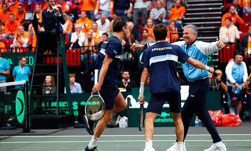 Argentina ganó en dobles y pasó a la final de la Copa Davis