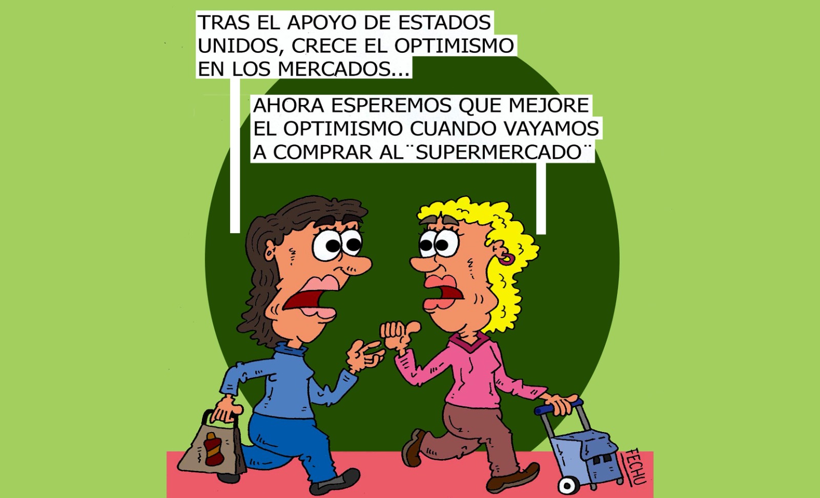 ¡Pesimismo en el supermercado!