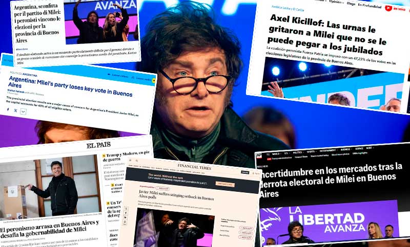 ¿Cómo reflejó la prensa mundial el «duro revés» del oficialismo en las elecciones bonaerenses?