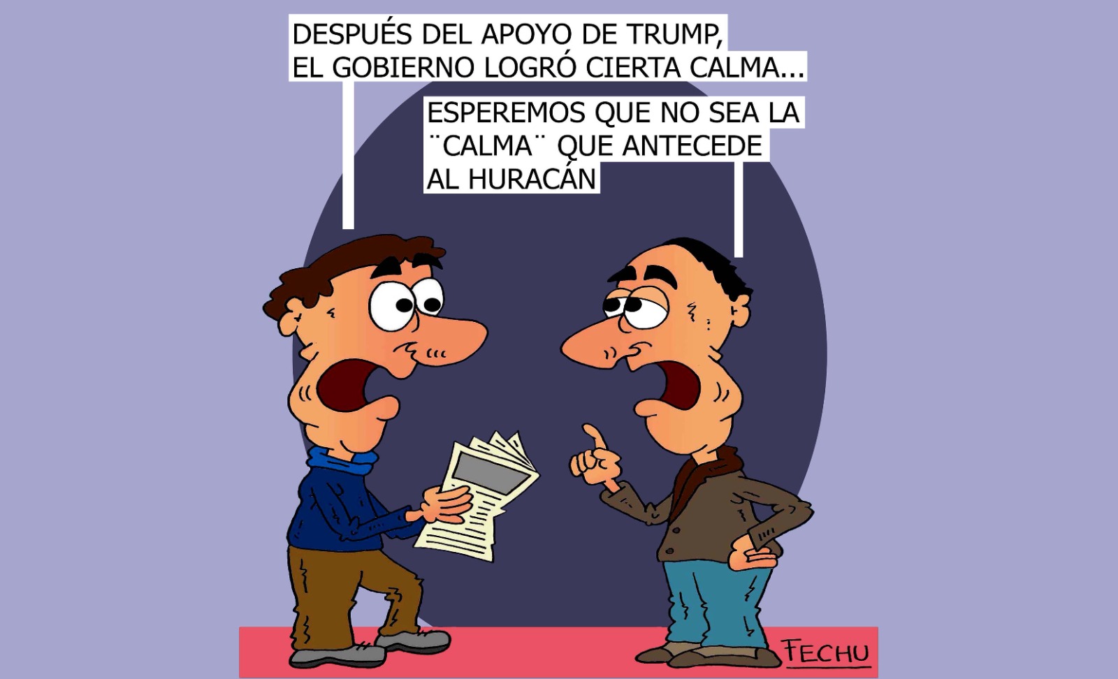 ¡Que no sea un huracán!