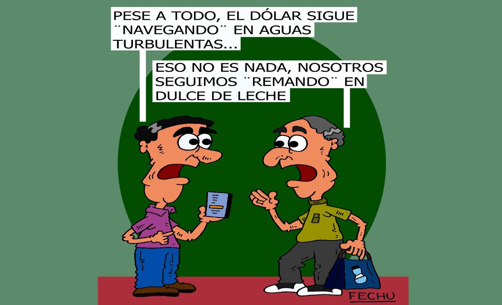 Remando en dulce de leche…