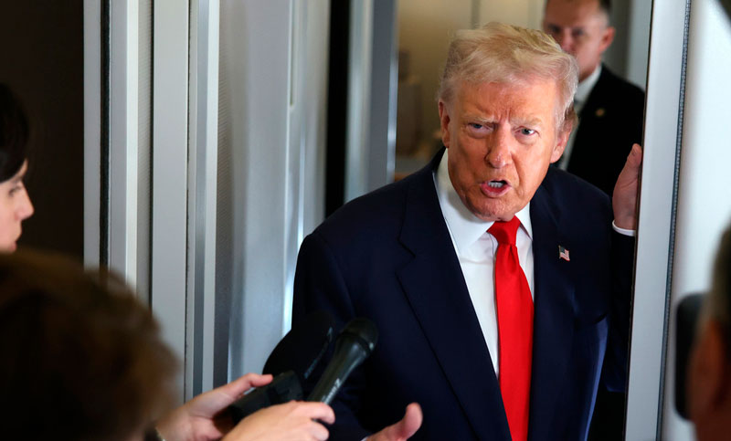 Donald Trump negó que vaya a atacar instalaciones en Venezuela