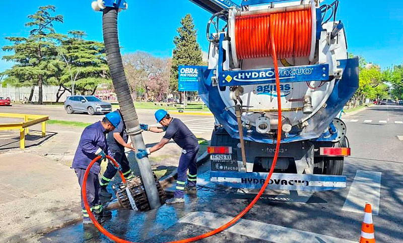 Implementan un sistema pluviocloacal preventivo para evitar anegamientos por lluvias intensas