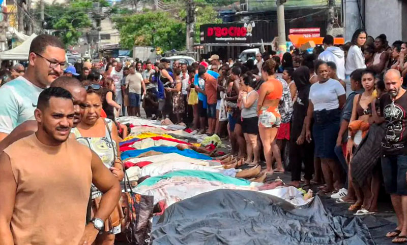 Suben a 132 los muertos en la operación policial más letal de la historia de Río de Janeiro