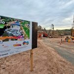 La construcción de la estructura subterránea para frenar el retroceso de la Cascada Saladillo avanzó un 30%