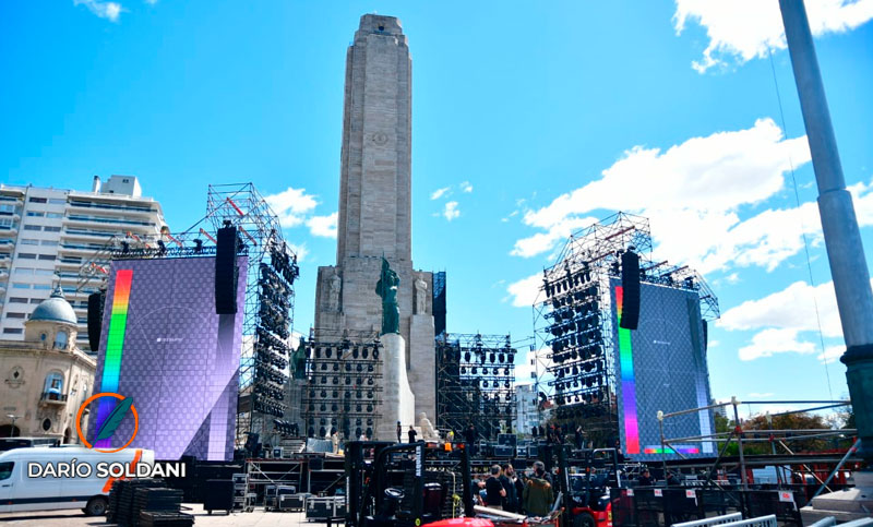Rosario celebra sus 300 años con un gran show frente al Monumento: «No hay recuerdo de un evento de esta magnitud»