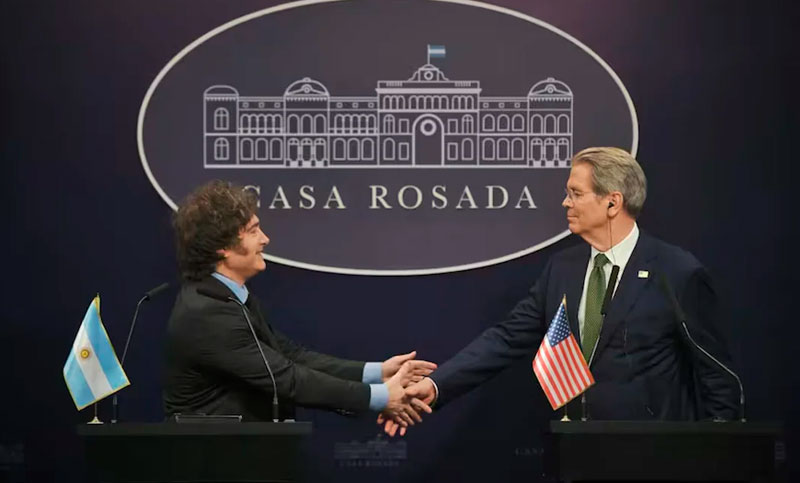 Milei agradeció a Bessent tras la elección y destacó la asistencia económica de Estados Unidos