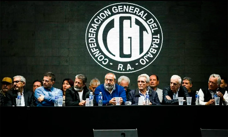 La CGT resolvió que va a “plantarse” contra la reforma laboral del Gobierno