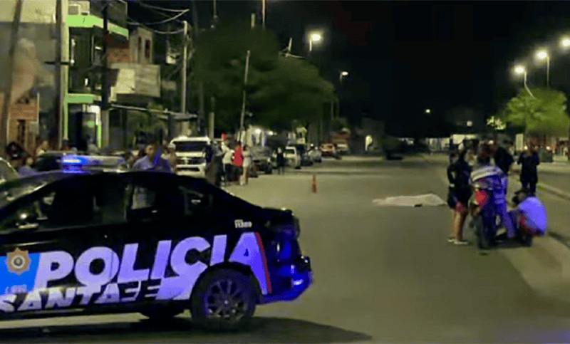 Un hombre falleció tras ser embestido por una moto en 27 de Febrero y Lima