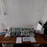 Incautaron más de seis mil dosis de cocaína en el departamento San Lorenzo