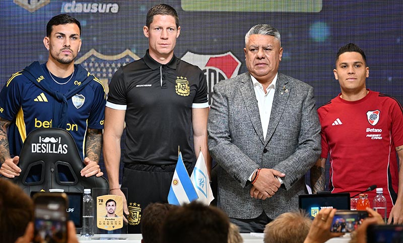 Se presentó el superclásico del fútbol argentino con protagonistas destacados