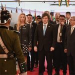 Milei llegó a Bolivia para participar de la asunción de Rodrigo Paz Pereira