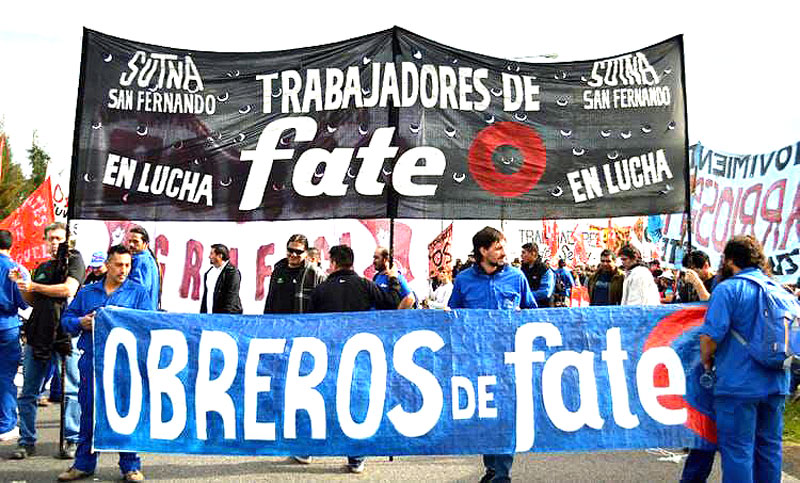 Obreros de Fate exigen actualización salarial tras casi un año sin aumentos