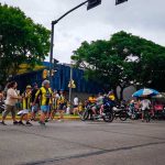 Hinchas canallas se acercaron al Gigante para celebrar el título