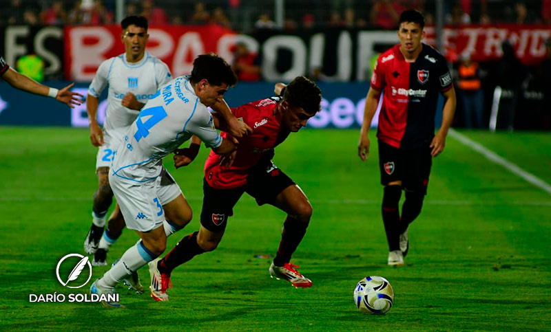 Newell’s se durmió en el final y perdió con Racing por 1 a 0