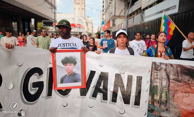 A un año de su muerte, familiares y amigos de Giovani Mgovo marcharon para pedir justicia