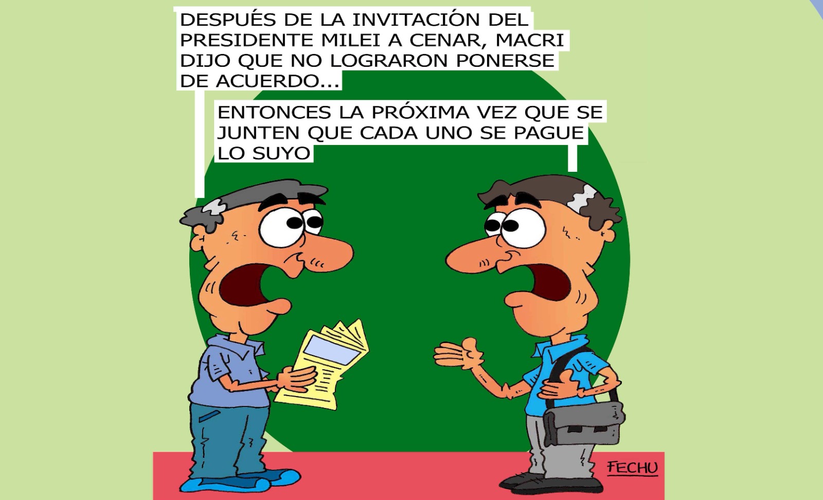 Que cada uno pague lo suyo…
