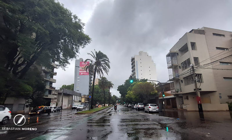 El clima en Rosario: lluvias débiles con cielo cubierto la mayor parte del último día del mes