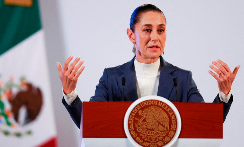 Sheinbaum reiteró su rechazo a cualquier tipo de intervención militar estadounidense en México