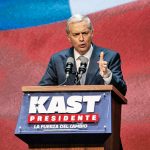 Kast promete orden, restablecer el respeto de la ley en Chile y que no habrá privilegios políticos ni judiciales