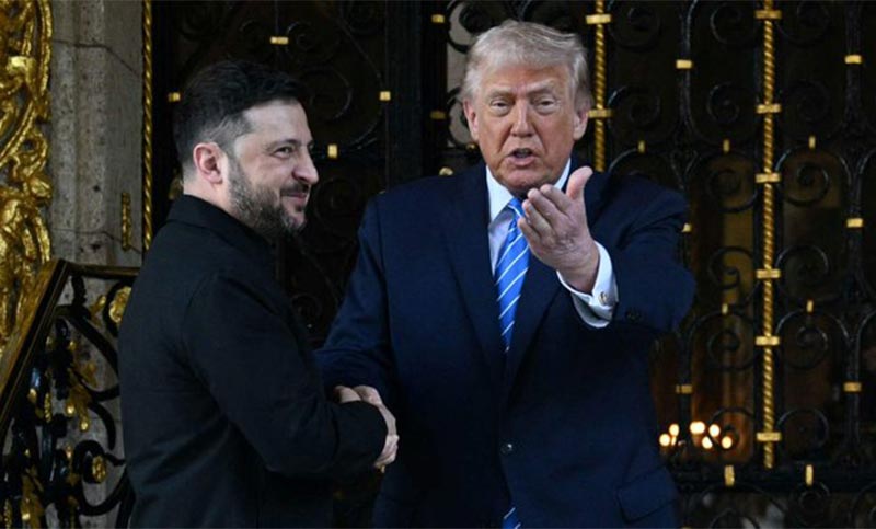 Trump recibió a Zelenski en Washington y admitió que el acuerdo de paz «está en las fases finales»