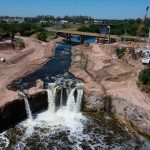 Cascada del Saladillo: termina la primera de las dos pantallas de contención para frenar el retroceso