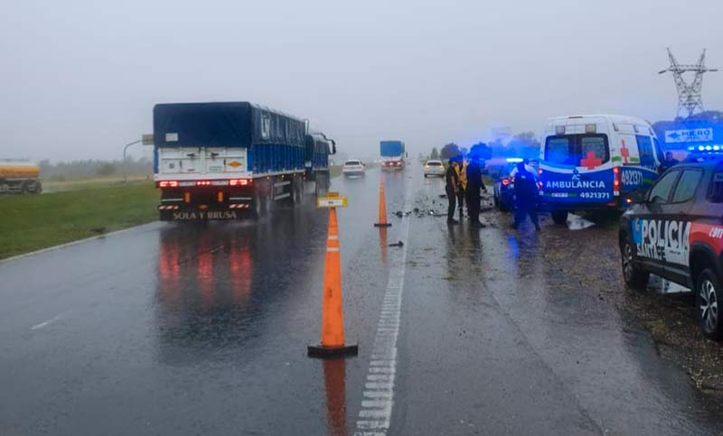 Choque en la autopista a Buenos Aires: tres lesionados y congestión en el tránsito