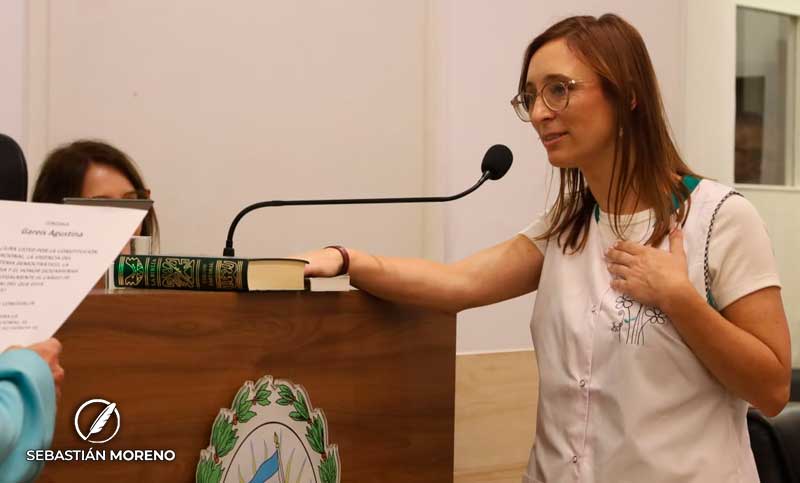 Jura de la concejala Agustina Gareis