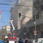 Gran Incendio en un local de ropa en Once: 40 personas tuvieron que ser asistidas