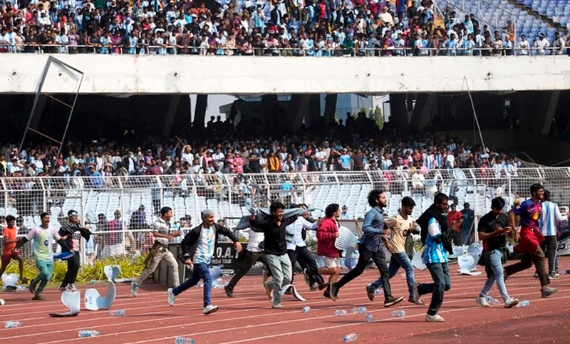 De la euforia al caos: la visita de Lionel Messi a un estadio de la India terminó en disturbios
