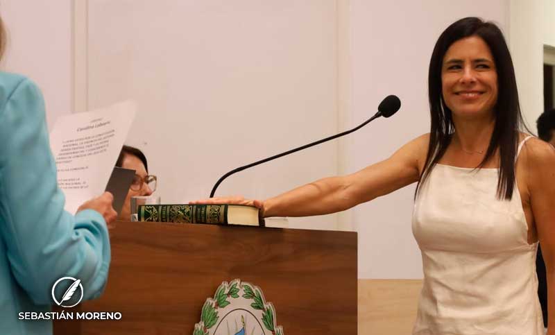 Carolina Labayru realizó su juramento