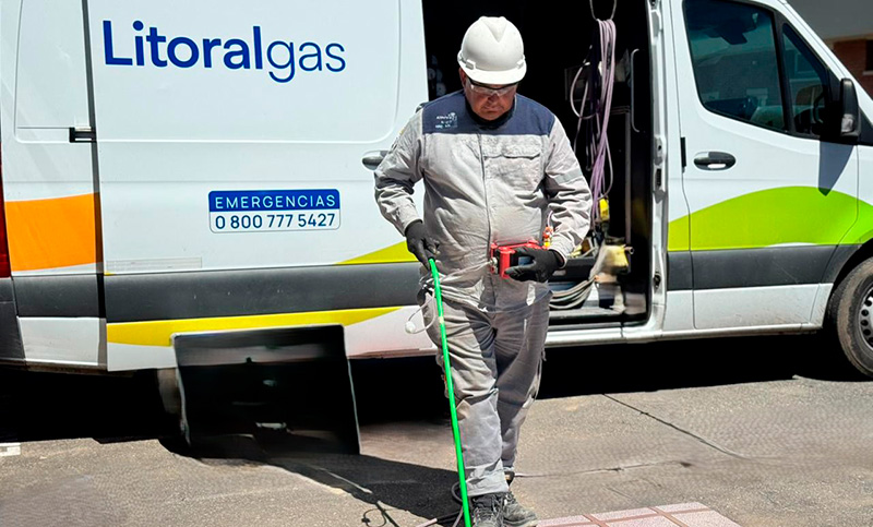 Litoral Gas realizó un operativo de detección de pérdidas en Rosario y Soldini