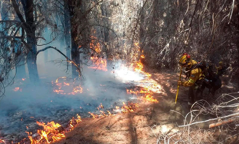 El fuego no da tregua en Chubut y sigue fuera de control: se esperan lluvias para sofocar las llamas