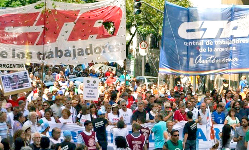 Las dos CTA denuncian «la agresión militar» del Gobierno estadounidense y la violación a la Carta de Naciones Unidas