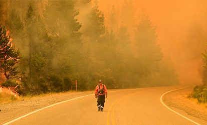 Incendios en Chubut: corte total en la Ruta 40 entre Epuyén y El Hoyo ...