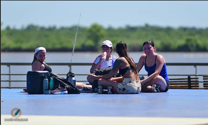 Rosario soportará 35 grados de calor durante el primer día del año y se pronostican probables lluvias para avanzada la tarde