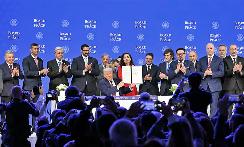 Trump presenta su Junta de la Paz en Davos, pero muchos aliados importantes de Estados Unidos no participan