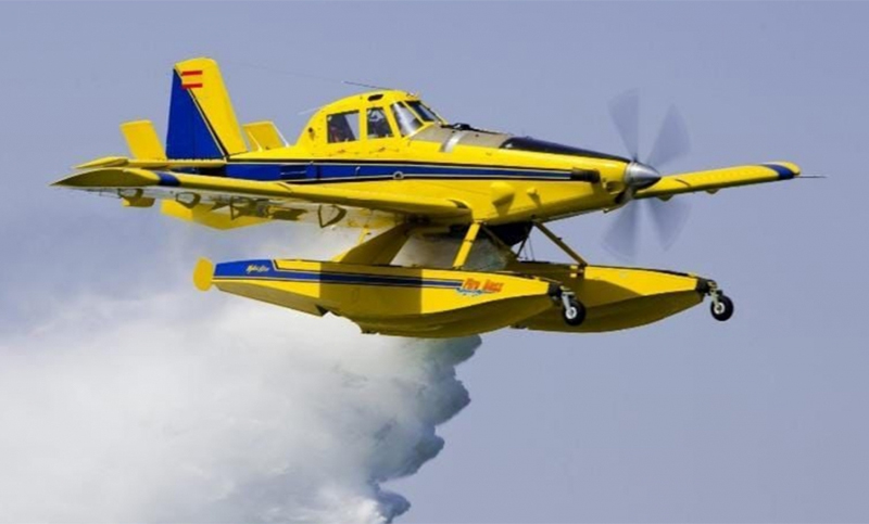 Santa Fe tiene por primera vez un avión hidrante: ¿viaja a combatir los incendios en el sur?