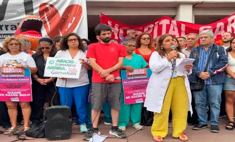 Tras los despidos y sumarios, los trabajadores del Garrahan presentarán un amparo para impedirlos
