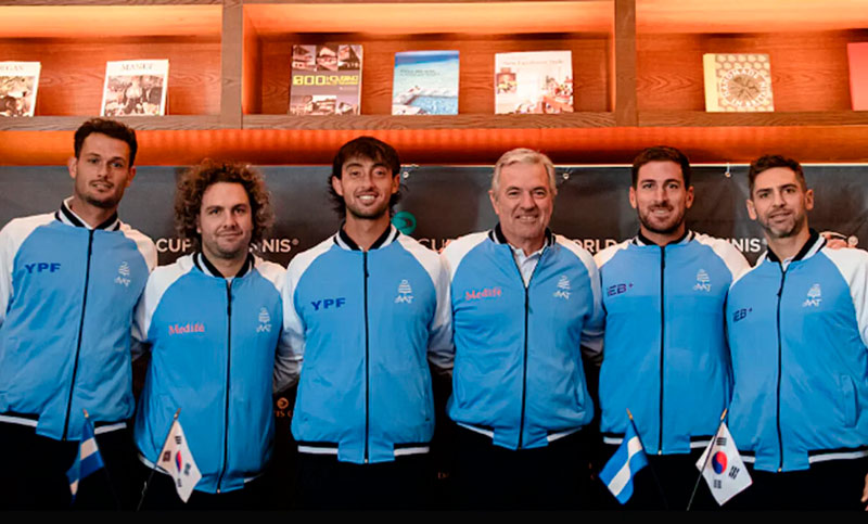 Argentina inicia su participación en la Copa Davis 2026