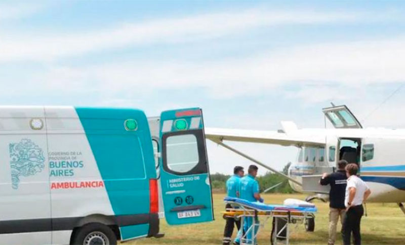 Bastián Jerez llegó a la clínica de San Justo tras casi un mes internado en Mar del Plata