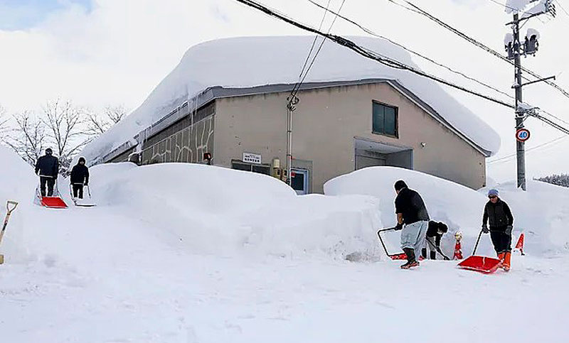Al menos 46 personas murieron por las fuertes nevadas en Japón