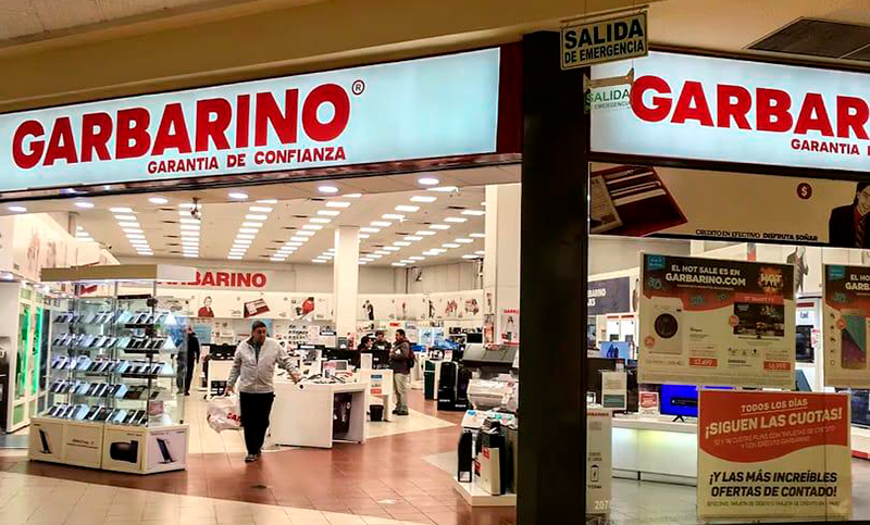 Garbarino, al borde de la quiebra: solo tres locales abiertos, actividad inexistente y 18 trabajadores en riesgo