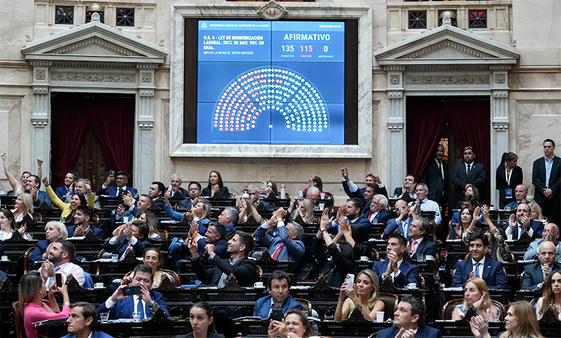 Diputados aprobó la reforma laboral, pero debe volver al Senado antes de convertirse en ley 
