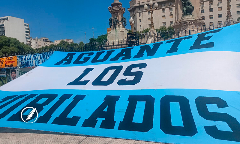 El reclamo por los jubilados, presente en la marcha