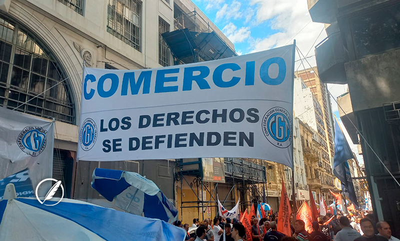La CGT, movilizando