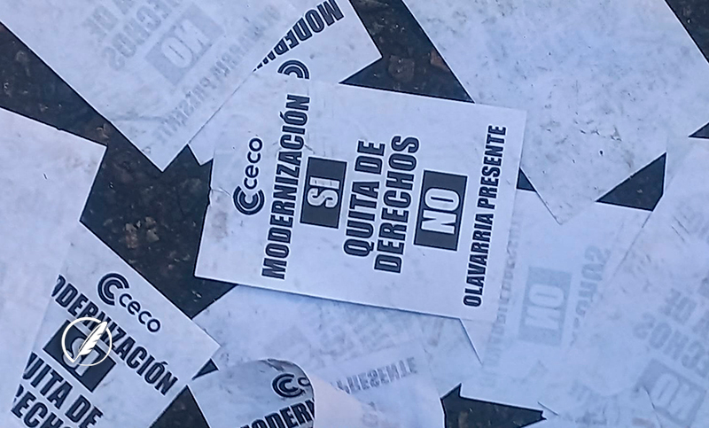 Movilización con consignas claras