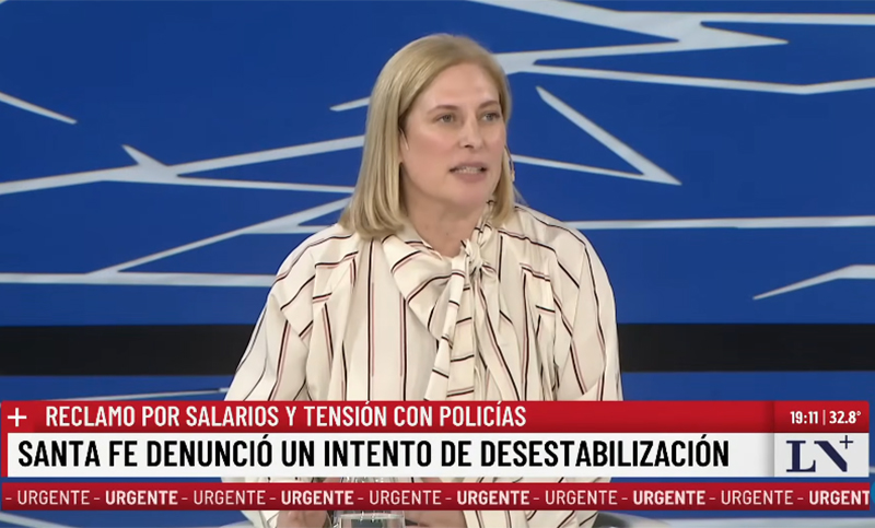 ¿Qué dijo la ex vicegobernadora Scaglia sobre el conflicto policial en Santa Fe?